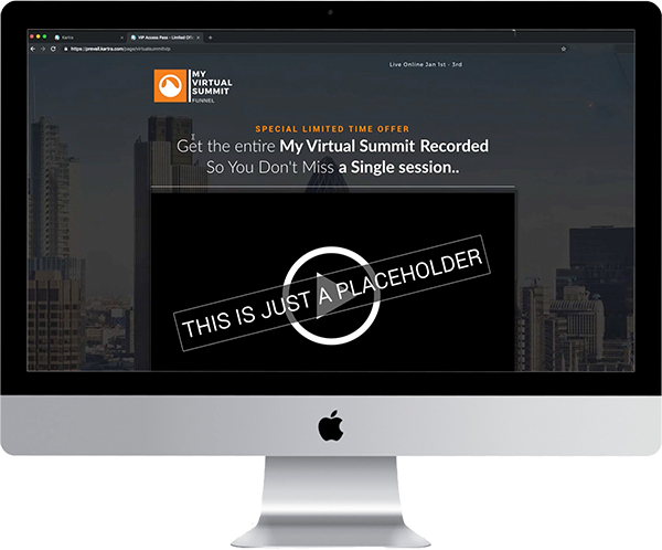 virtual summit funnel