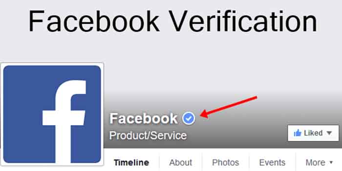 Facebook verification