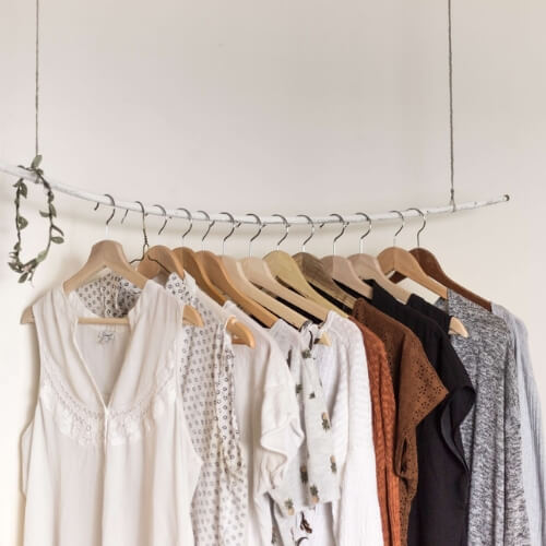 clothes hanging